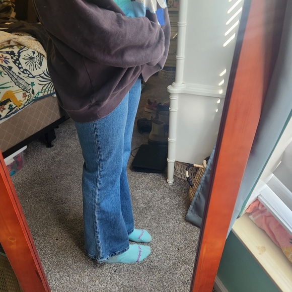 NWT Abercrombie & Fitch The Vintage Flare High Rise Curve Love, Size 27/4 - Picture 8 of 11